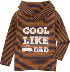 Baby Langarmshirt mit Schalkragen