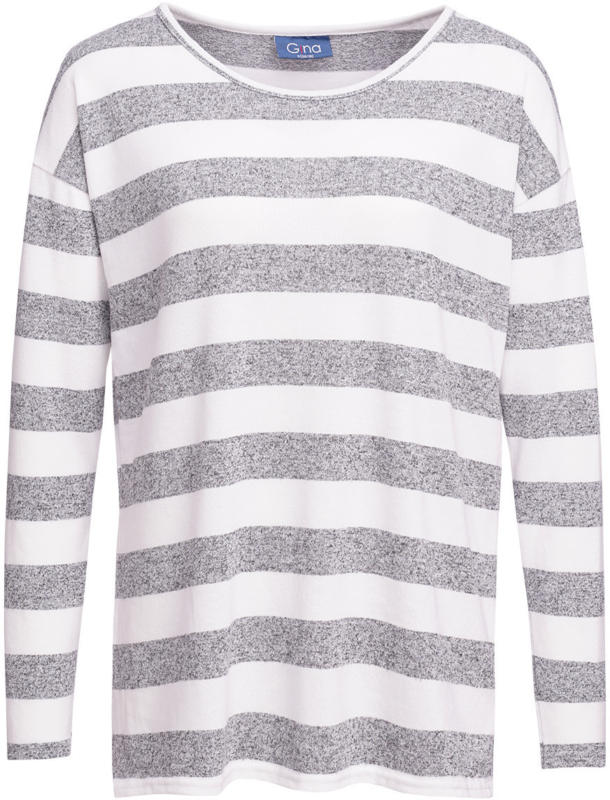 Damen Langarmshirt mit Blockstreifen (Nur online)