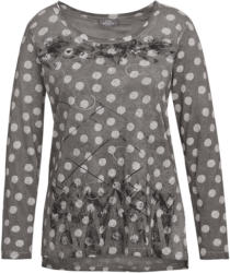 Damen Langarmshirt mit Punkte-Allover
