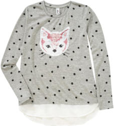 Mädchen Pullover mit Katzen-Motiv