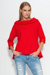MAKADAMIA Freizeitbluse mit lässiger Kapuze