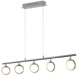 LED-Pendelleuchte 5-flammig Breite 90 cm