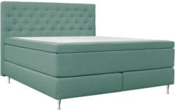 Boxspringbett 180/200 cm in Türkis