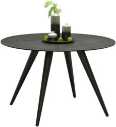 Esstisch in Metall, Keramik 120/120/76 cm