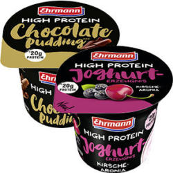 Ehrmann High Protein Pudding oder Joghurterzeugnis versch. Sorten, jeder 200-g-Becher