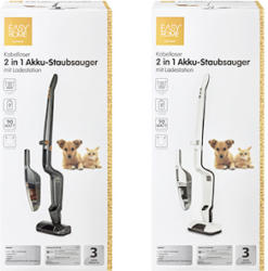 EASY HOME 2-in-1-Akku-Staubsauger