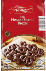 Wintertraum Mini Herzen-Sterne-Brezeln