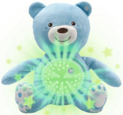Chicco - Nachtlicht für Babys mit Musik - Bär - blau