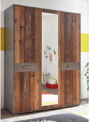 Kleiderschrank in Braun, Grau