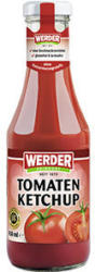 Werder Ketchup versch. Sorten, jede 450-ml-Flasche