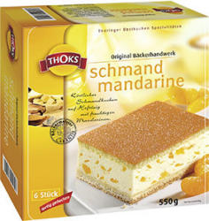 Thoks Kuchenschnitten versch. Sorten, gefroren, jede 550-g-Packung