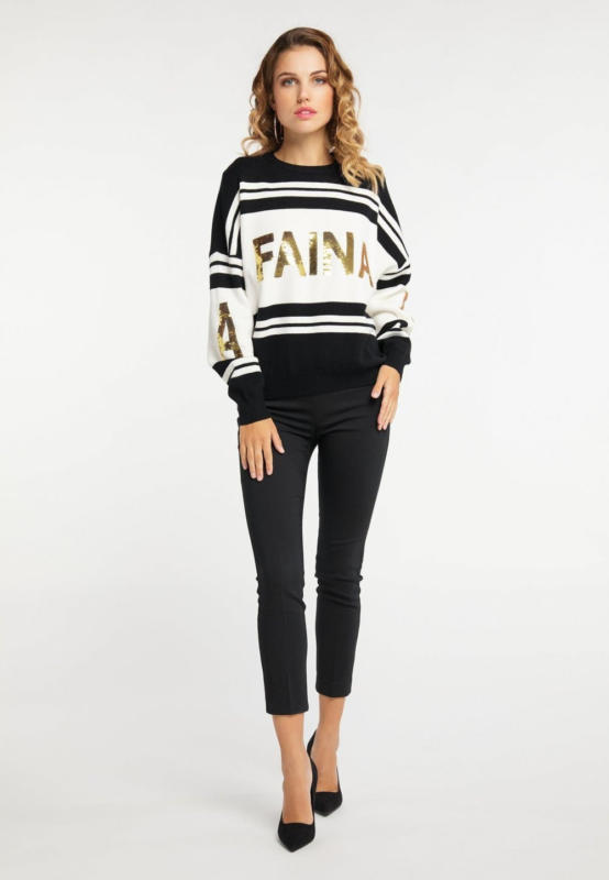 faina Streifenpullover