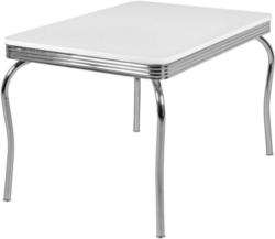 Esstisch Elivis B: 120 cm Weiß