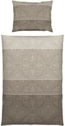 Bettwäsche Holly 140/200cm Taupe