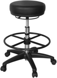Bürohocker Roland D: ca. 60 cm Schwarz