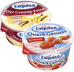 Exquisa Quark Genuss oder Der Cremig-Feine versch. Sorten, jede 500/470-g-Packung