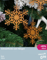 Schneeflocke zum Hängen