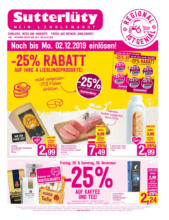 Sutterlüty Flugblatt - gültig bis 4.12.