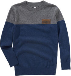 Jungen Pullover im zweifabigem Dessin