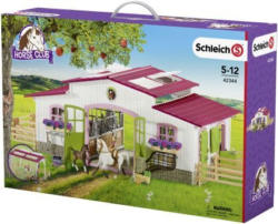 Schleich Reiterhof m. Reiterin + Pferde - Spielset - 42344