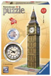3D Puzzle-Bauwerke - Big Ben mit Uhr - 216 Teile
