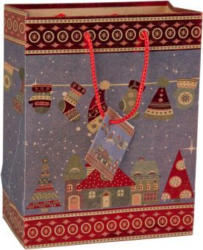 Geschenktasche - Weihnachtsdorf - 26 x 32,5 x 12,5 cm