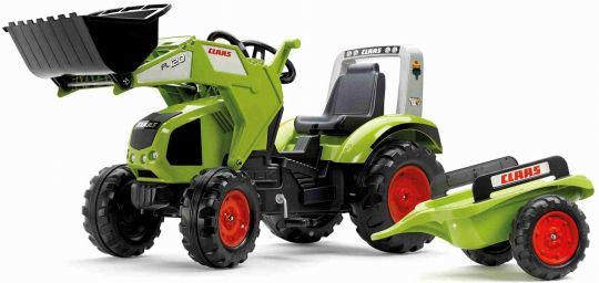 Falk Trettraktor - Claas Axos 330 - mit Anhänger