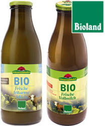 Schwarzwaldmilch Bioland Frische Milch 1,5/3,8 % Fett, jede 1-Liter-Flasche