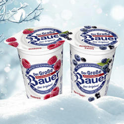 Bauer Fruchtjoghurt versch. Sorten, jeder 250-g-Becher