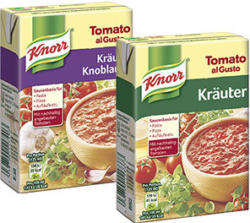 Knorr Tomato al Gusto versch. Sorten, jede 370-g-Packung