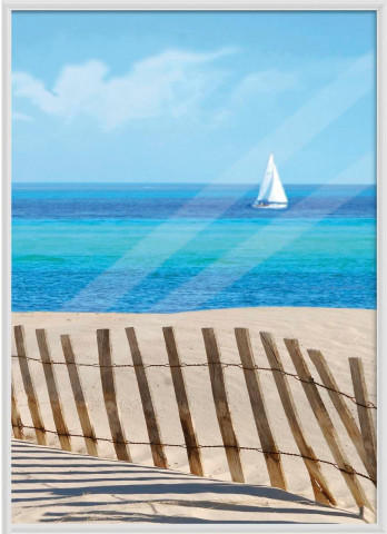 Bilderrahmen Kunststoff ca. 50x70cm weiß