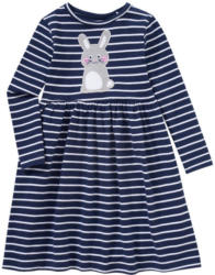 Mädchen Kleid mit Hasen-Applikation