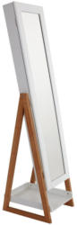 Schmuckschrank Levi B: 30 cm Weiß