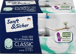 Sanft&Sicher Feuchtes Toilettenpapier Classic Sensitive