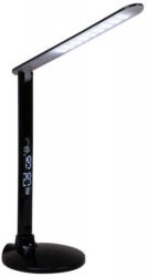 LED-Tischleuchte mit LCD-Display schwarz