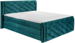 Boxspringbett 180/200 cm in GrÃŒn