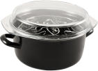 Fritteuse ELECTRA Ø26cm Aluminium schwarz