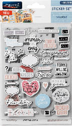Paradies DIY Stickerset Sprüche
