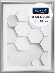 Paradies Bilderrahmen Kunststoff Easy 13 x 18 cm, silber