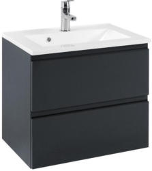 Waschtisch Cardiff B: 60 cm Hglz Grau