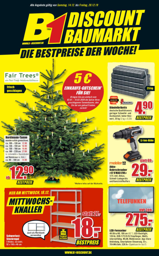 B1 Discount Baumarkt in Augustastraße 74, 56564 Neuwied ⇔