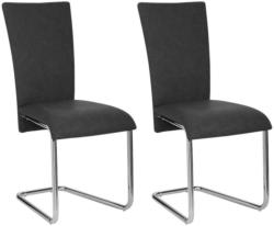 Stuhl-Set Mulan 2-Er Set Anthrazit