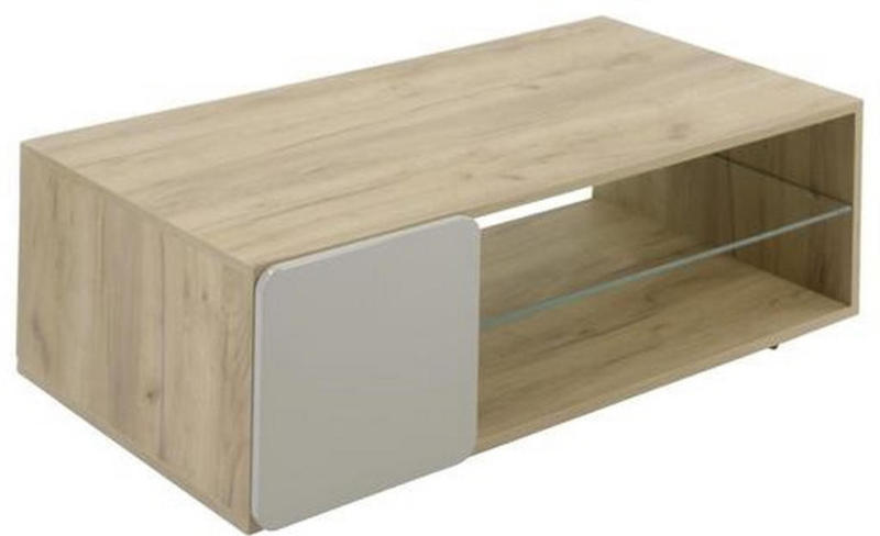Couchtisch in Glas, Holzwerkstoff 110/60/41 cm