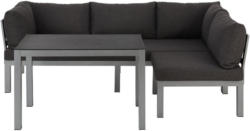 Loungegarnitur 11-teilig 221,5/148 cm