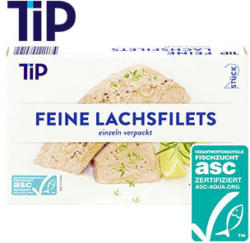 Feine Lachsfilets gefroren, jede 2 x 125 g = 250-g-Packung