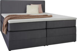 Boxspringbett in Hellgrau ca. 180x200cm