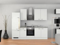 Einbauküche Küchenblock Möbelix Wito 270 cm Weiß