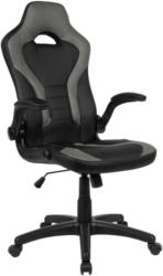 Gamingstuhl B: 70 cm Schwarz/ Grau