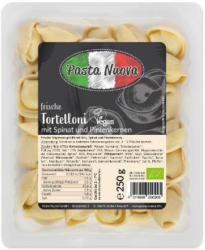 Tortelloni Spinat und Pinienkerne