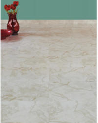 Bodenfliese, Vinyl, Marmor beige, ca. 30,5 x 30,5 cm